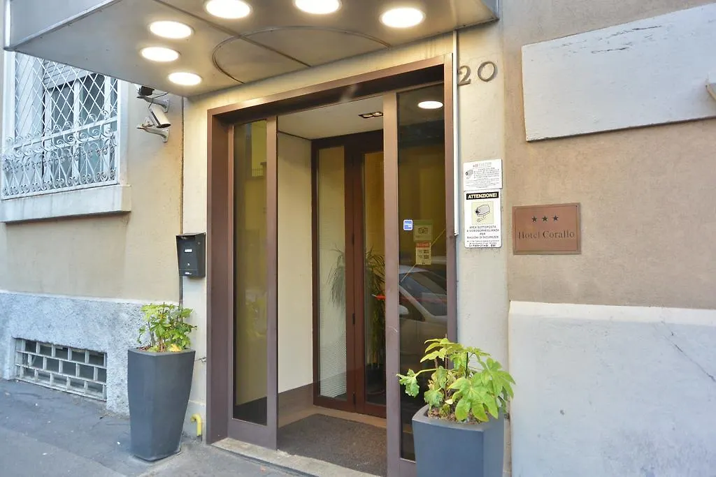 Hotel Corallo Mediolan 3*,  Włochy